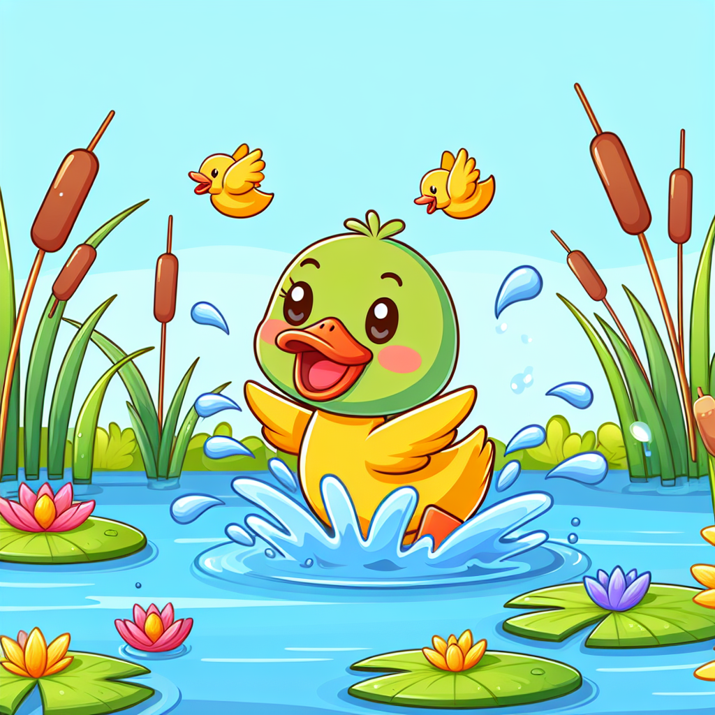 Doodle Ducks Painting Number Kit