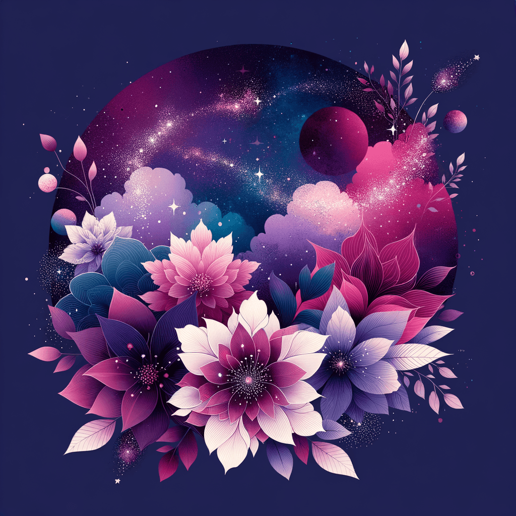 Celestial Floral DIY Paint By Numbers