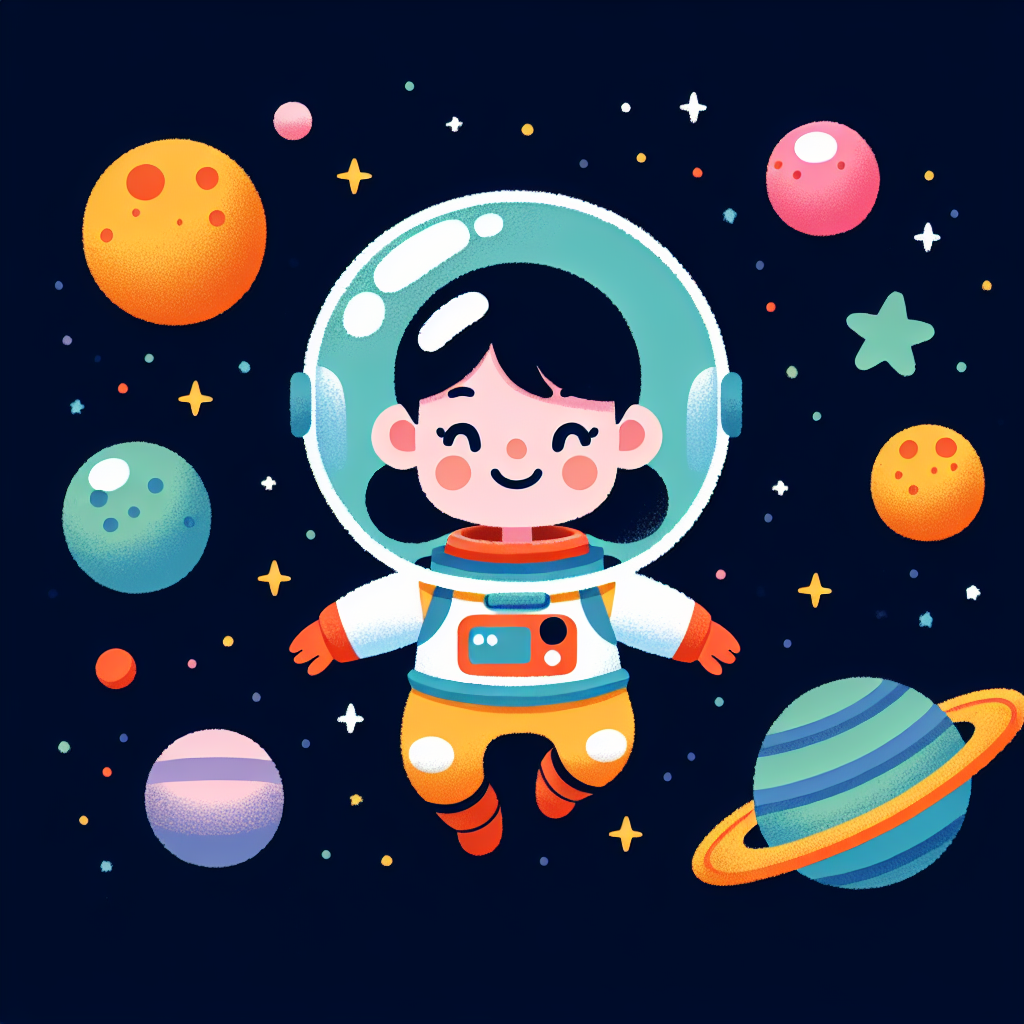 Starry Astronaut Numbered Painting Kits