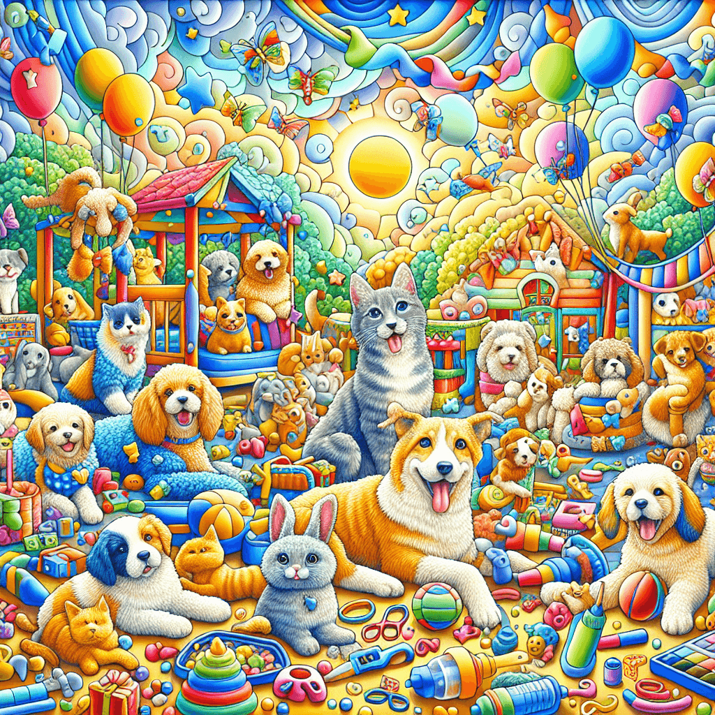 Charming Pet Adventure Painting Number Kit