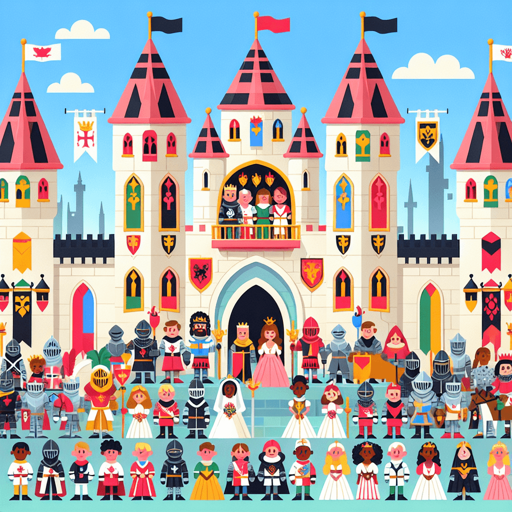 Royal Castle Festival Numbered Painting Kits