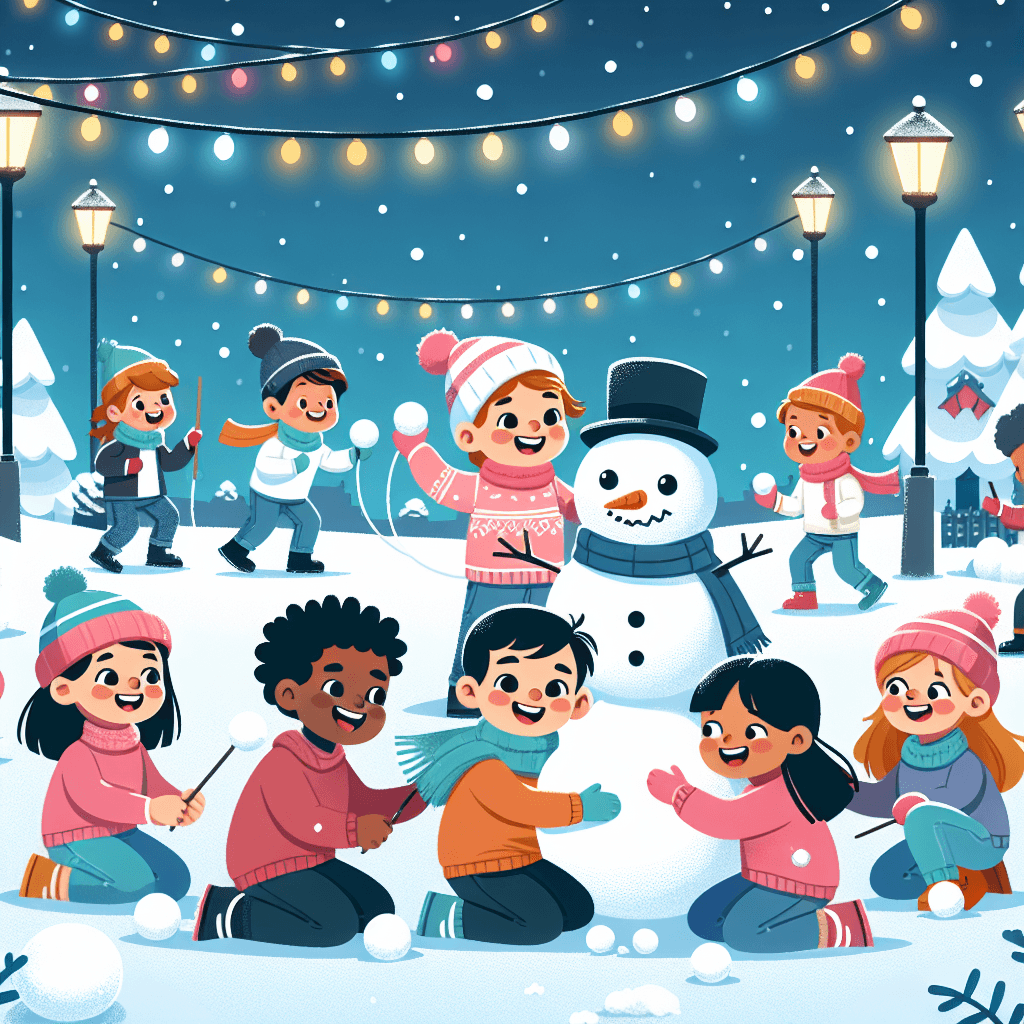 Magical Winter Festival DIY Paint By Numbers