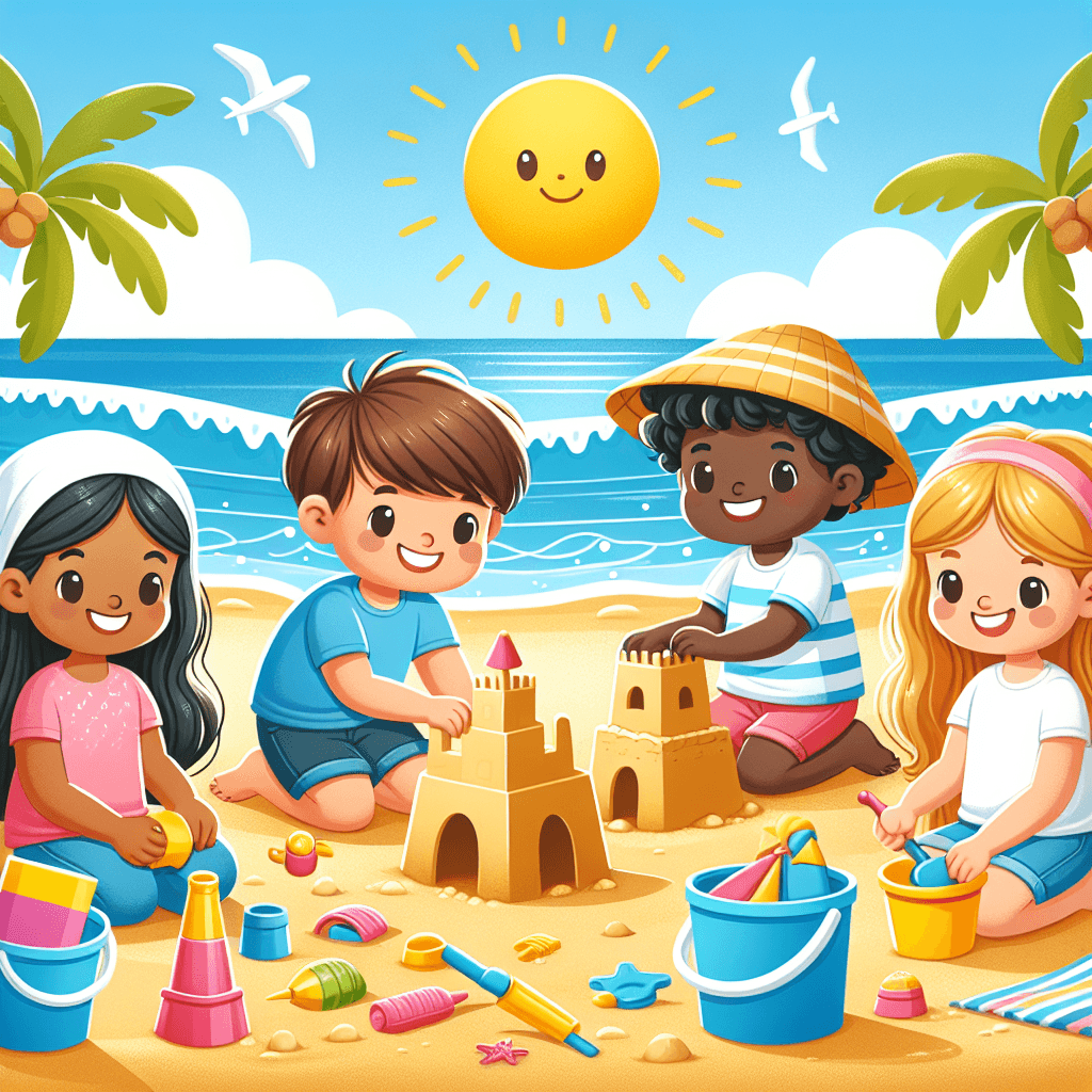 Sun-Kissed Beach Adventure Paint By Number