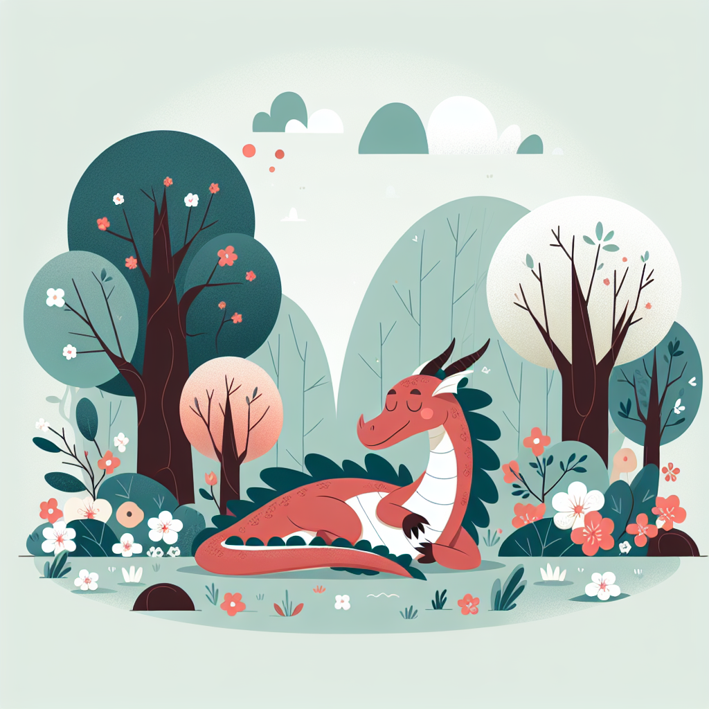 Dreamy Dragon's Forest Hideaway Paint By Color
