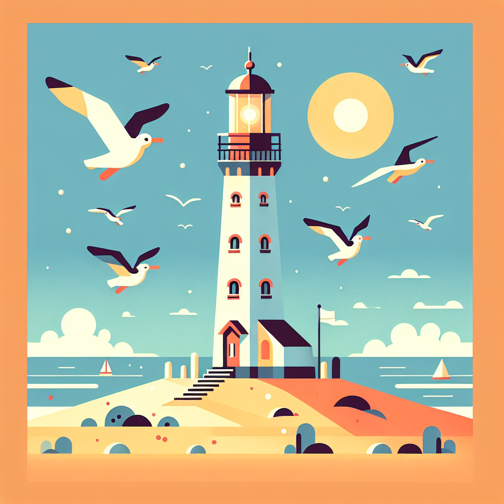 Coastal Lighthouse Adventure Paint By Color