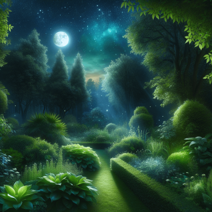 Midnight Garden Glow DIY Paint By Numbers
