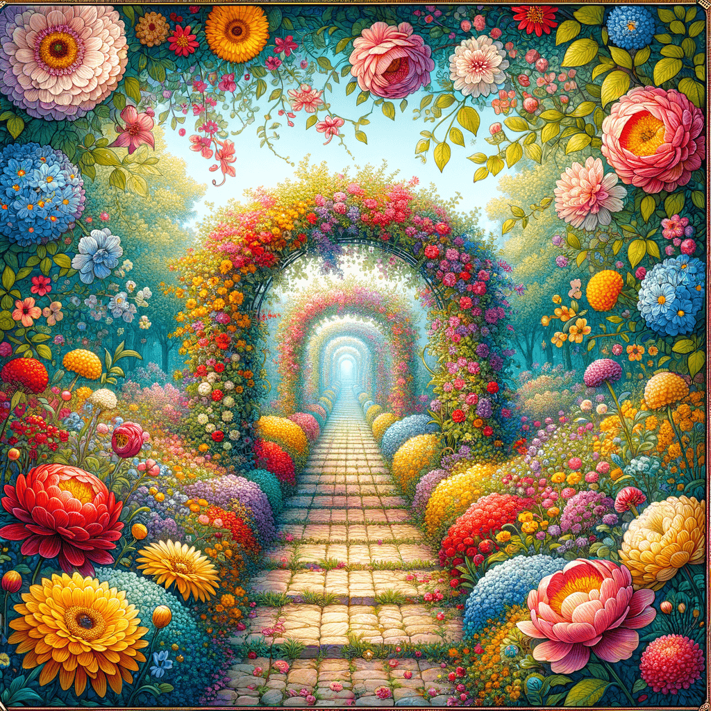 Magical Garden Pathway Numbered Painting Kits