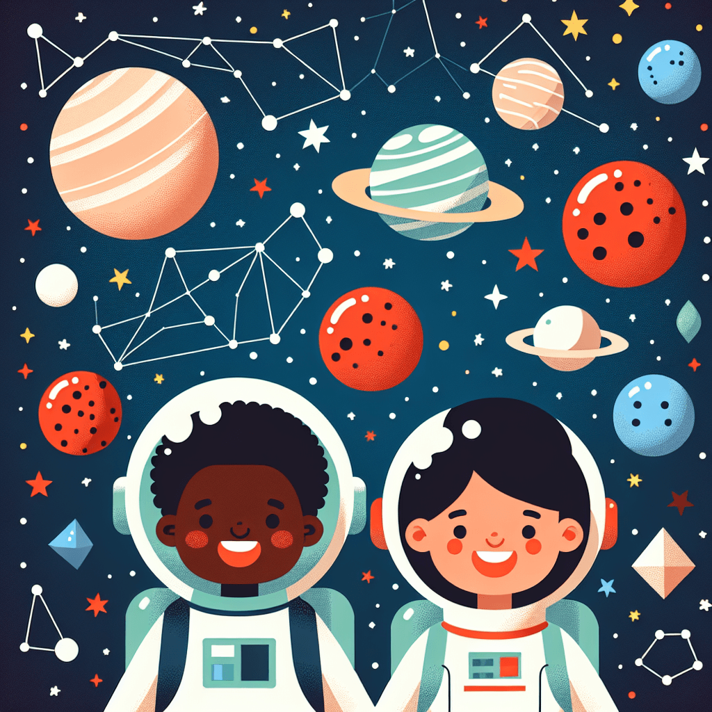 Astronauts In Space Paint By Numbers Art