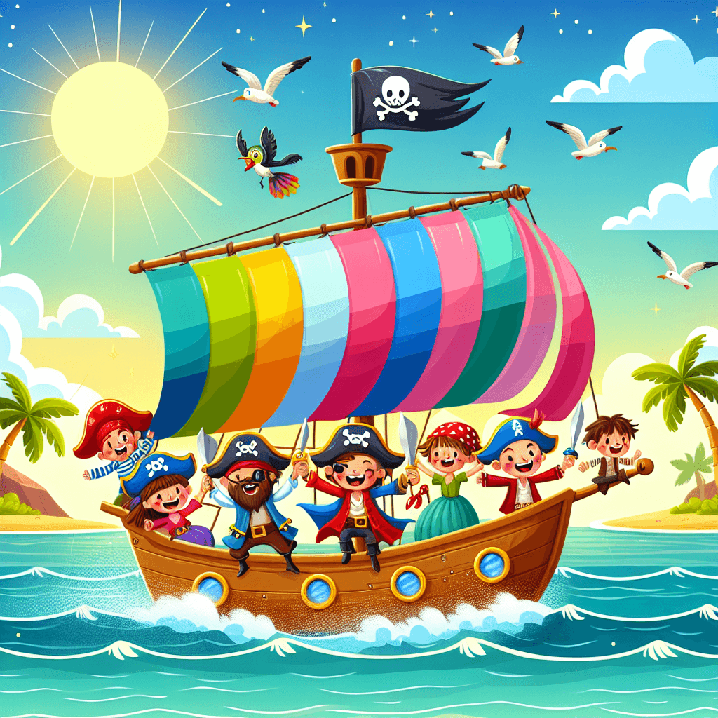 Happy Pirate Adventure Paint By Numbers