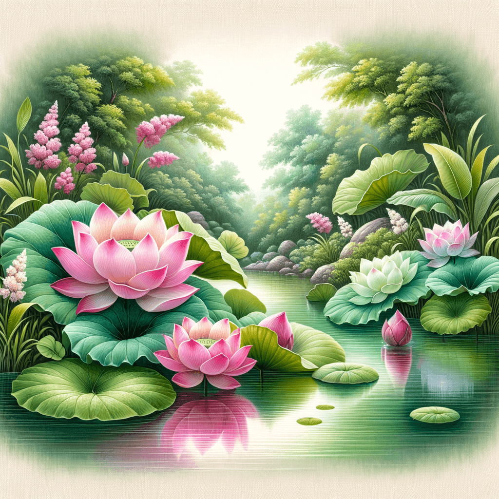 Mystic Lotus Pond Paint By Number
