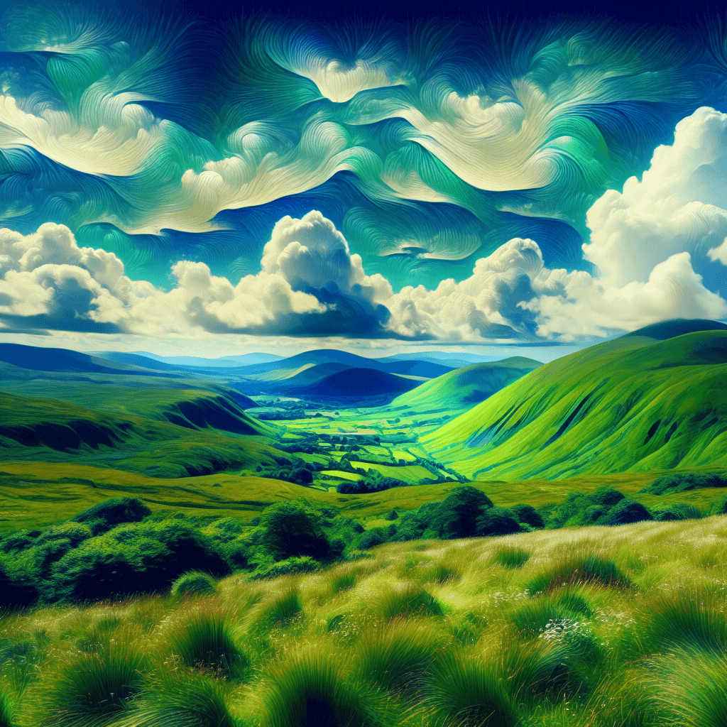 Irish Meadows Paint By Numbers