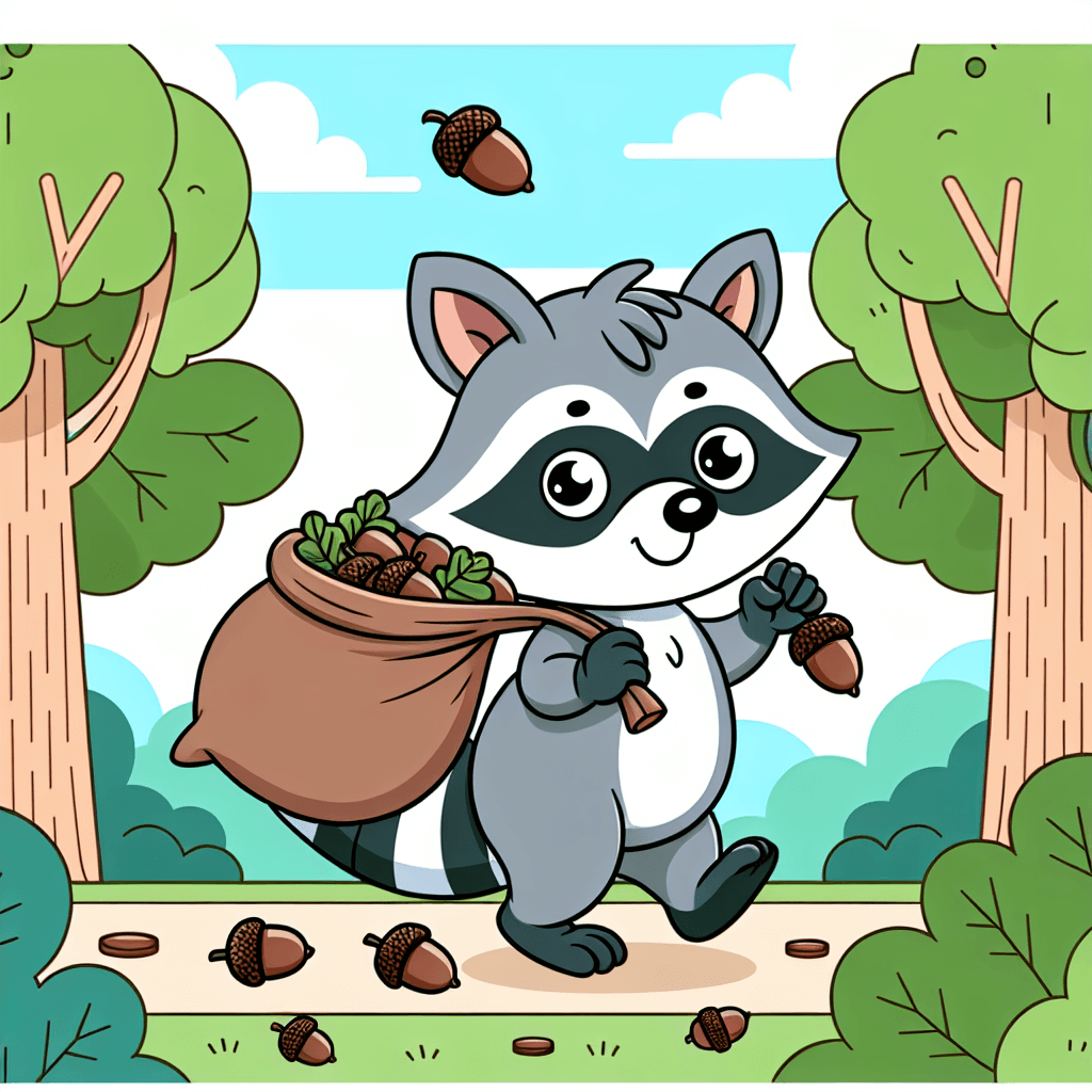 Clever Raccoon Heist DIY Paint By Numbers