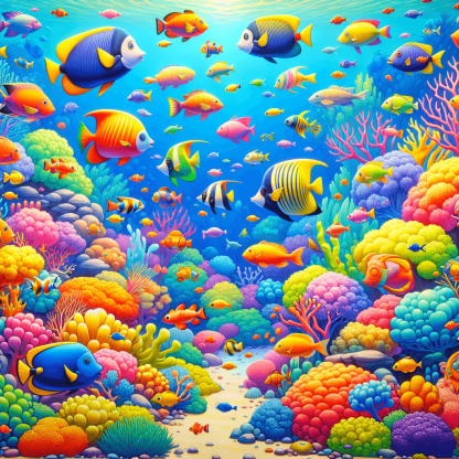 Exploration Under The Sea Paint By Numbers