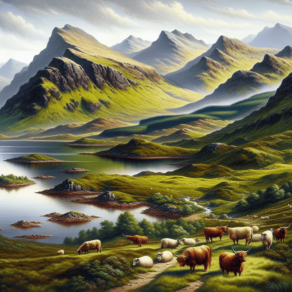 Scottish Highlands Bliss Numbered Painting Kits