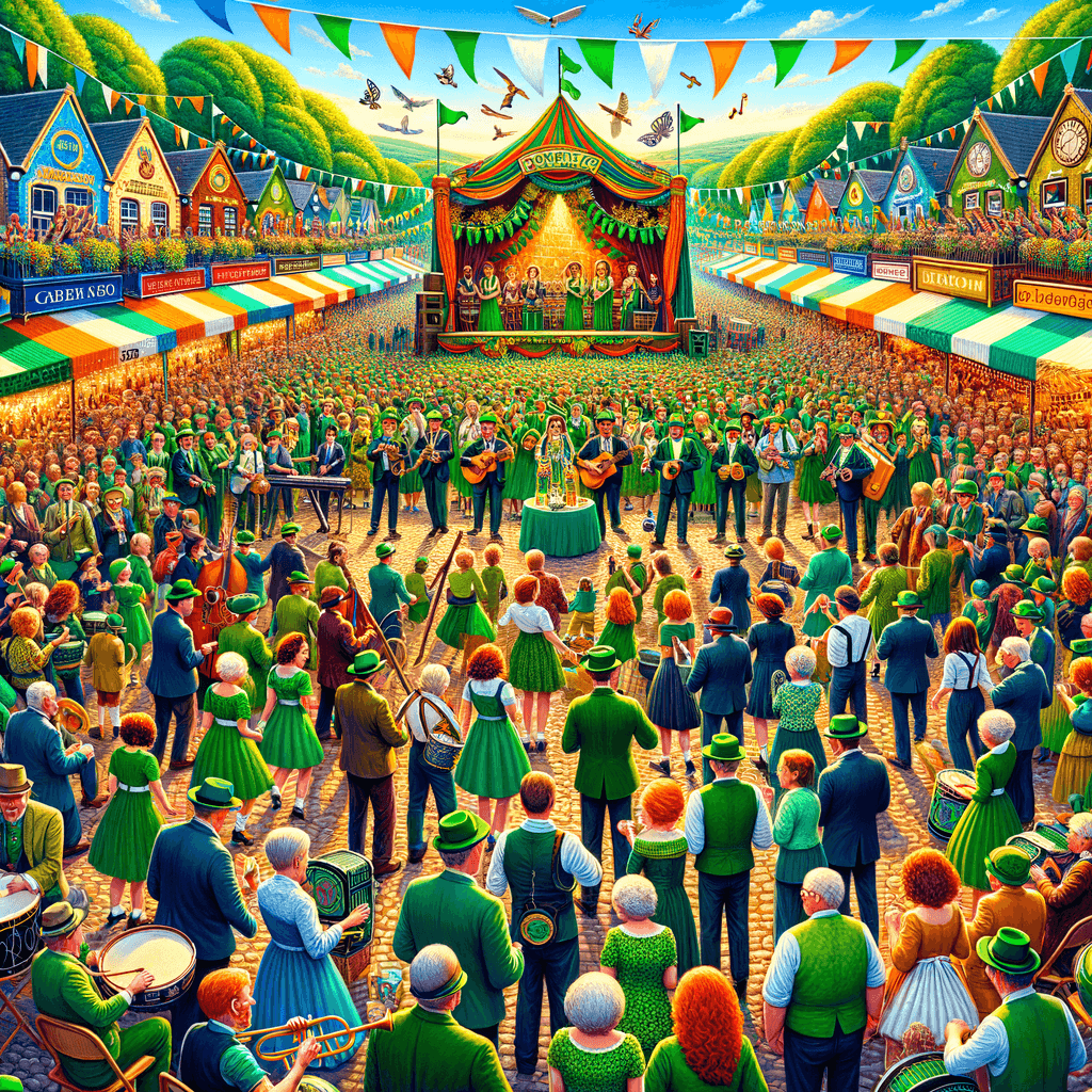 Shamrock Fest - USA Painting By Numbers Kit