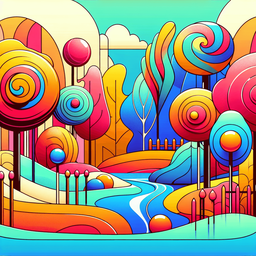 Mystical Candy Land Paint By Color