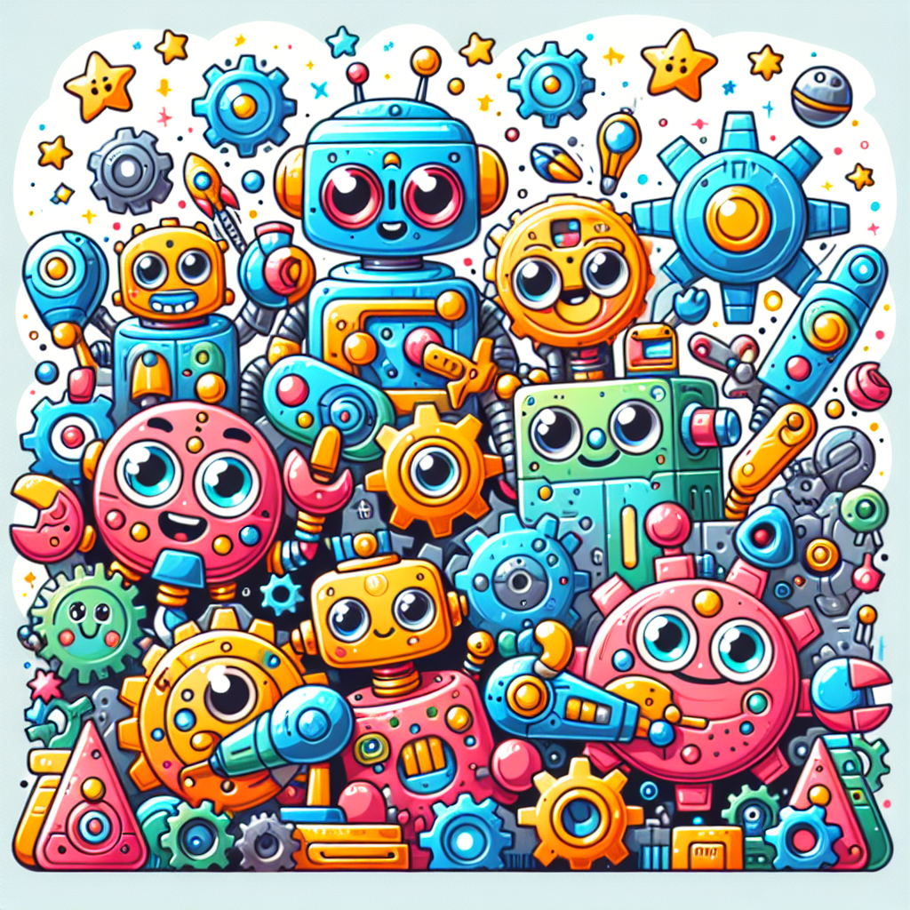 Funky Robot Creations Paint By Number