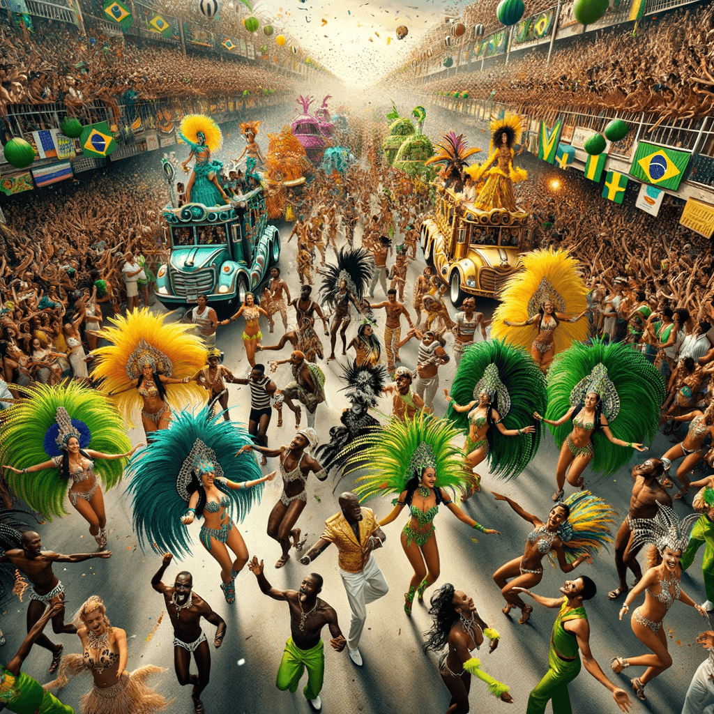 Mardis Gras - Brazil Paint By Numbers Art
