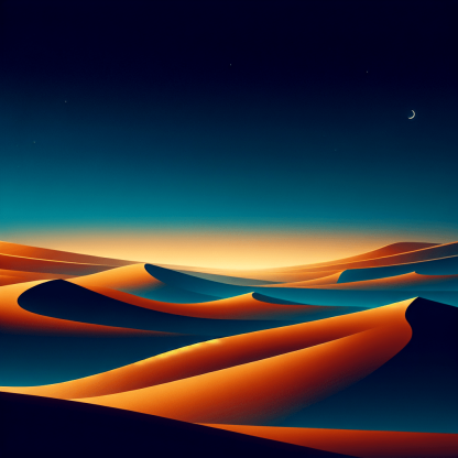 Meditative Desert Dunes DIY Paint By Numbers