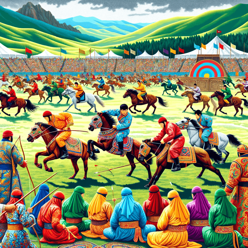 Naadam Festival - Mongolia Paint By Numbers Kits