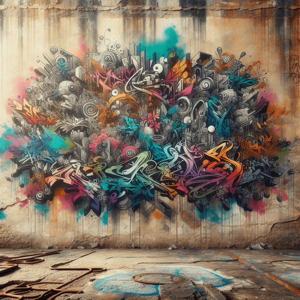 Urban Graffiti Masterpiece Paint By Numbers