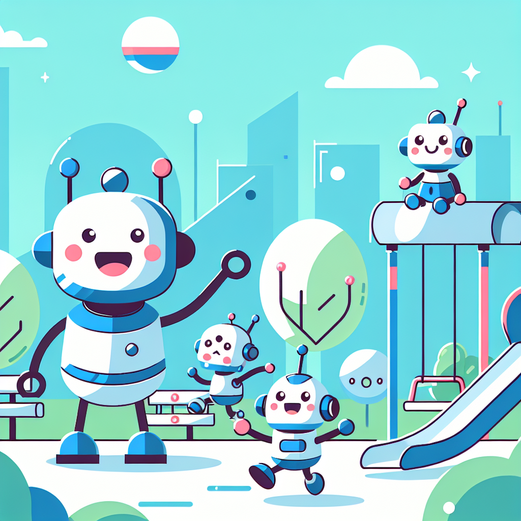 Robots At Play Paint By Color