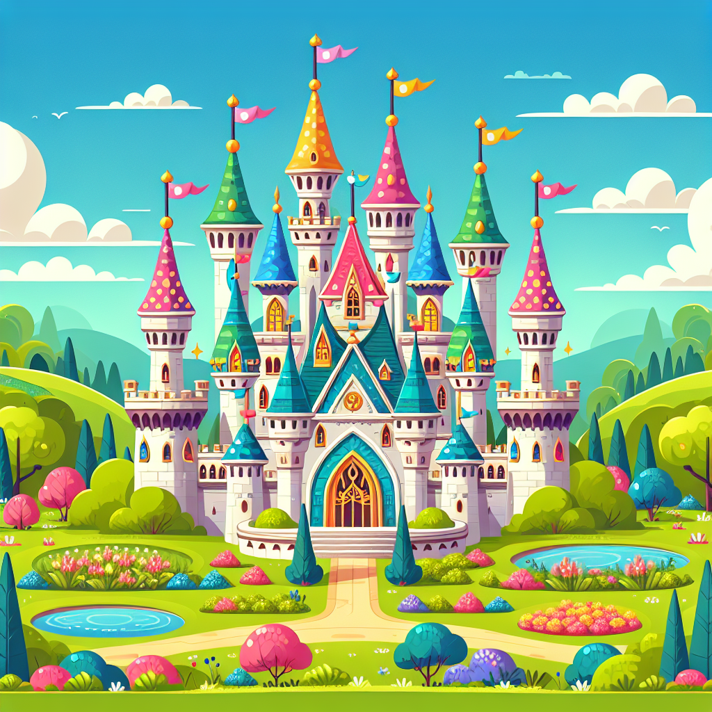 Amazing Fantasy Castle DIY Paint By Numbers