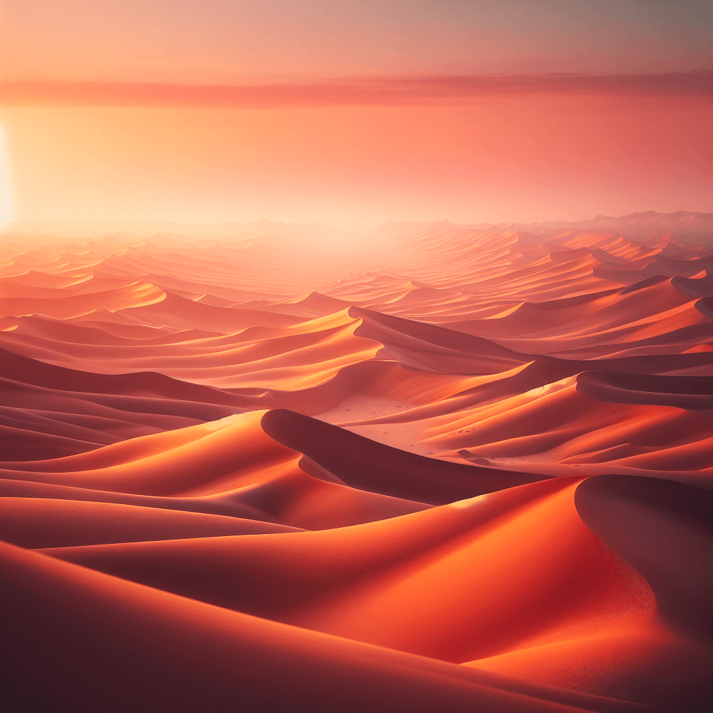 Colorful Desert Sunrise Paint By Numbers Kits