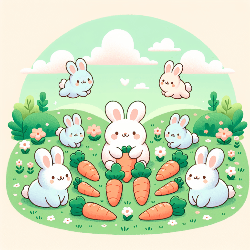 Caring For Little Bunnies Numbered Painting Kits