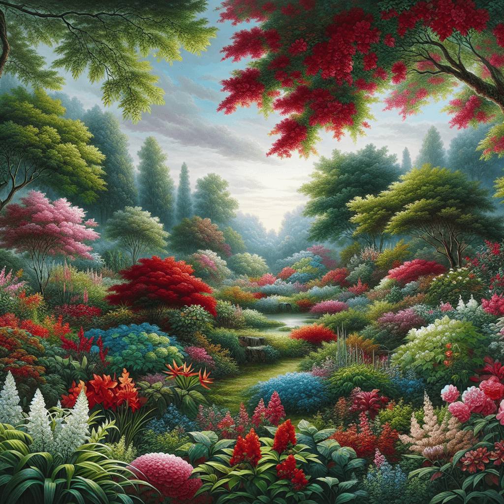 Lush Garden Sanctuary Paint By Color