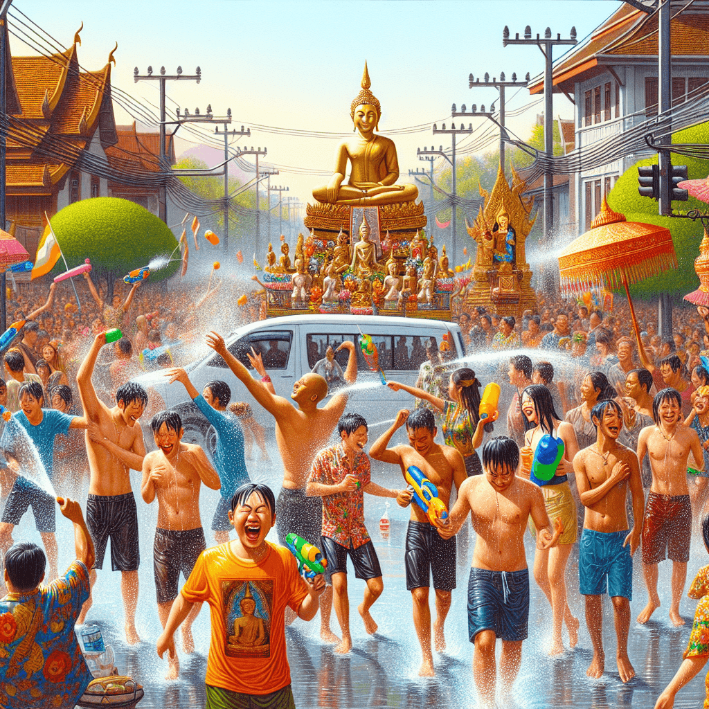 Songkran - Chiang Mai Paint By Numbers