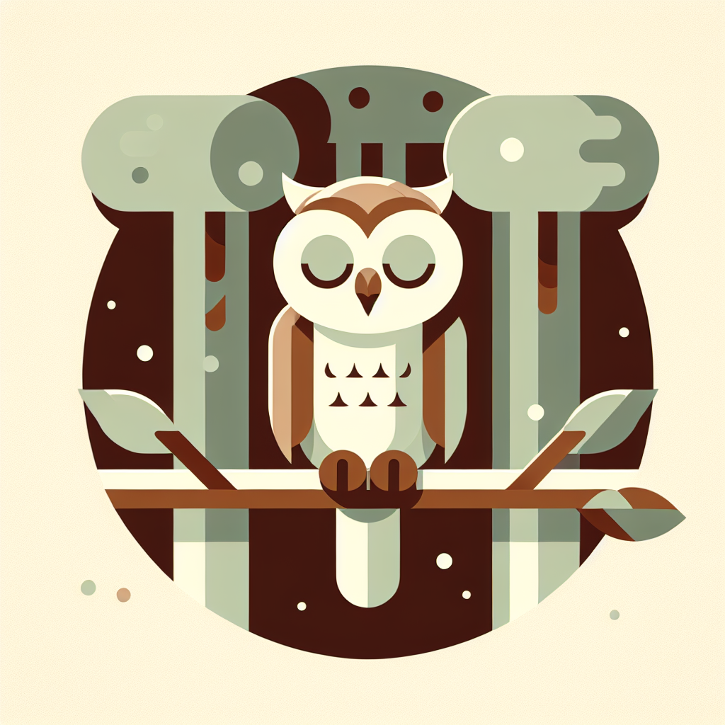 Wise Owl In The Forest DIY Paint By Numbers