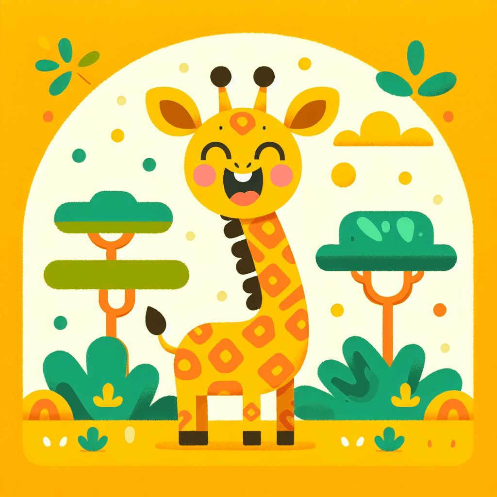 Giggly Giraffe Paint By Color