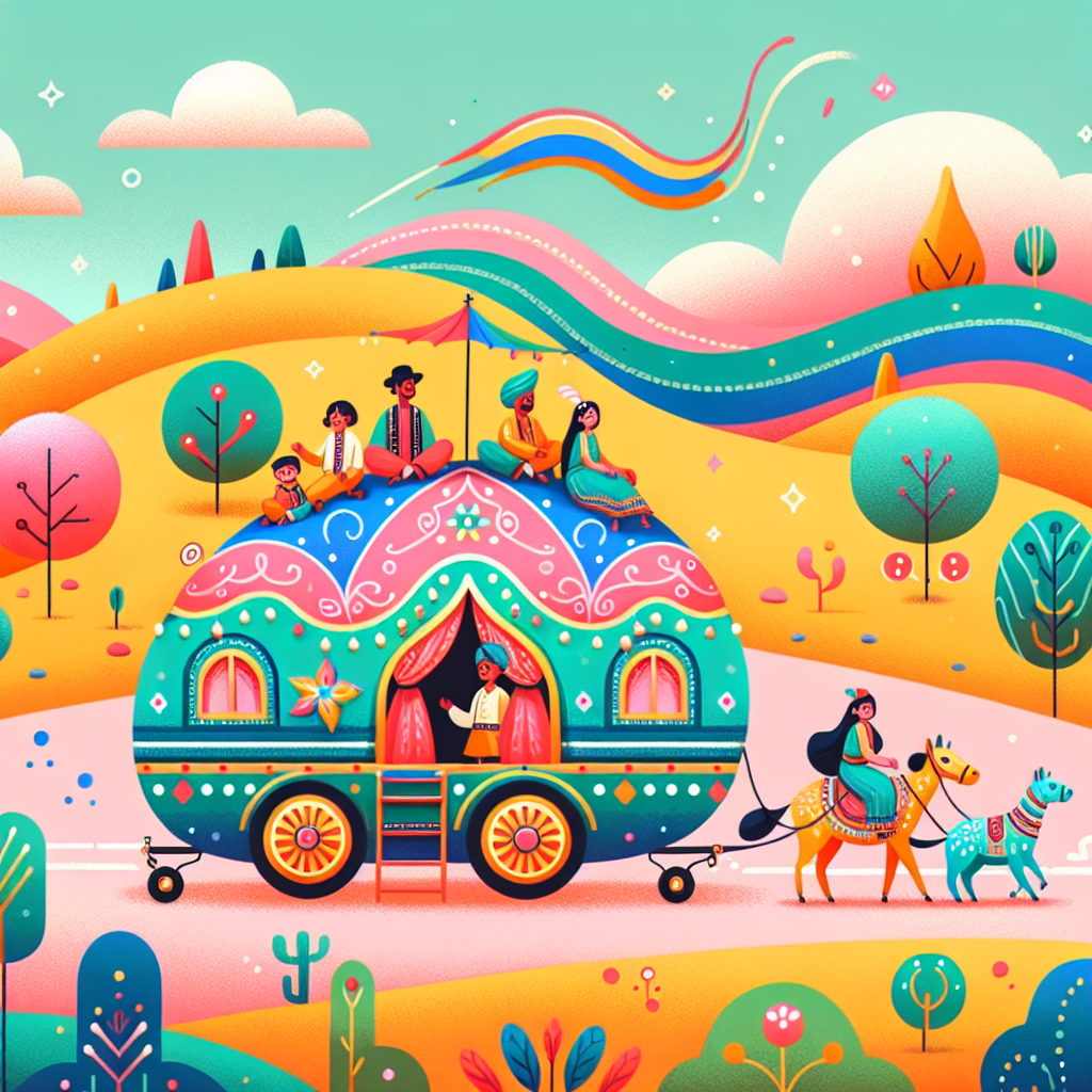 Charming Caravan Journey Paint By Color