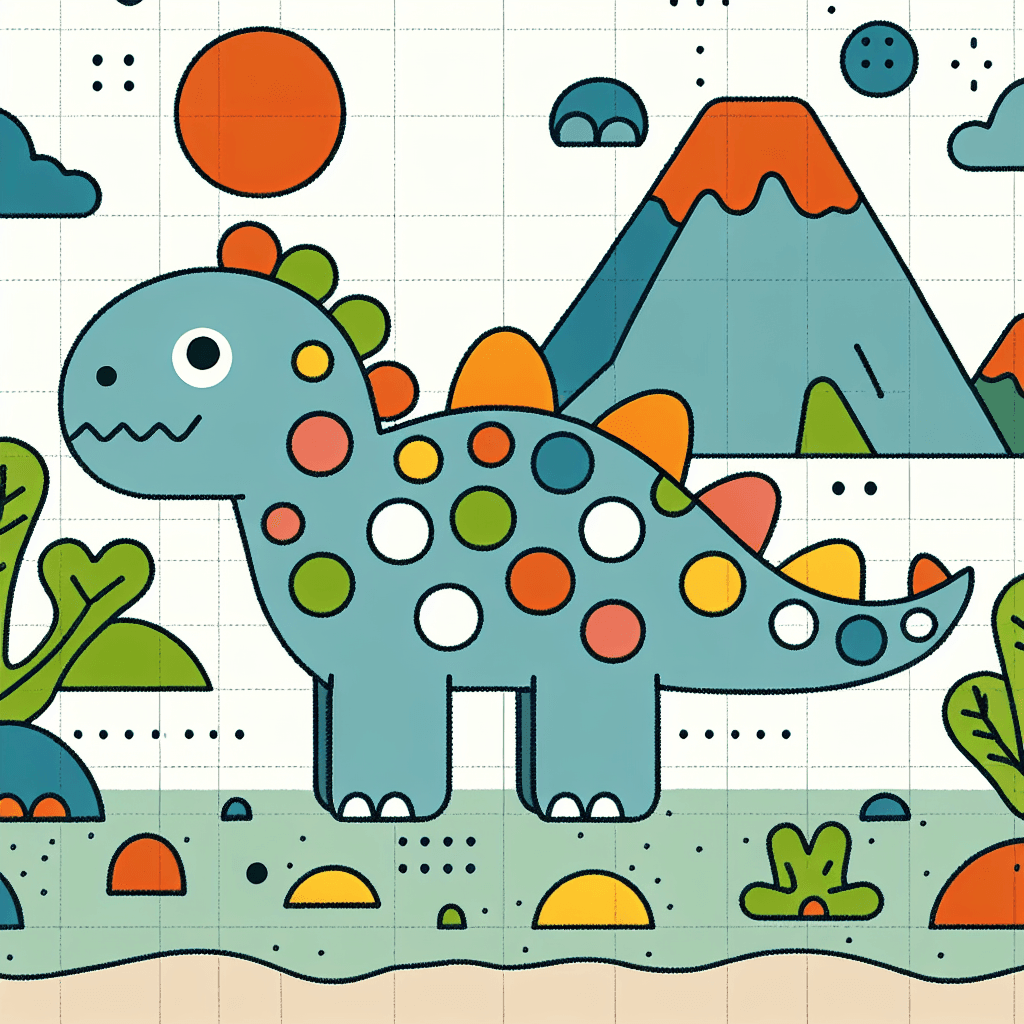 Dinosaur Adventures: Prehistoric World Paint By Numbers