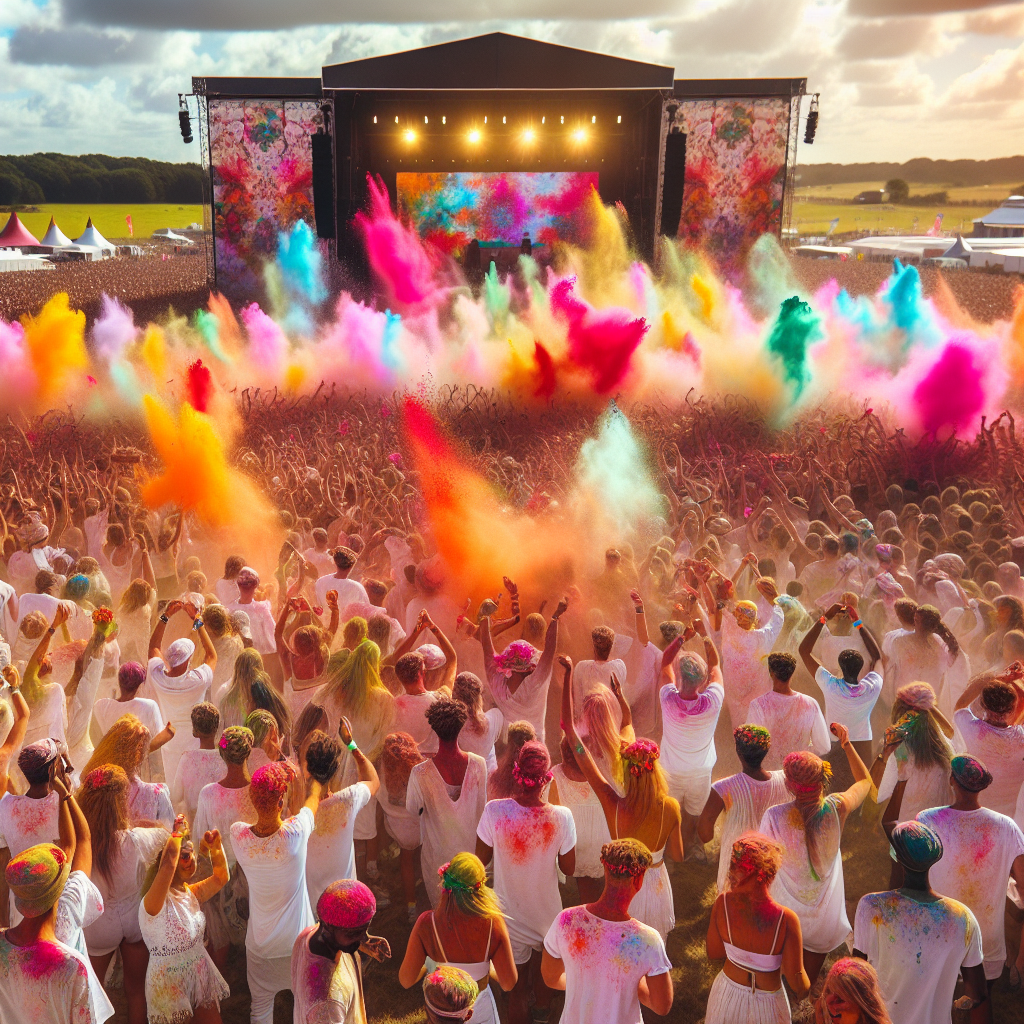 Holi One Festival - South Africa DIY Paint By Numbers