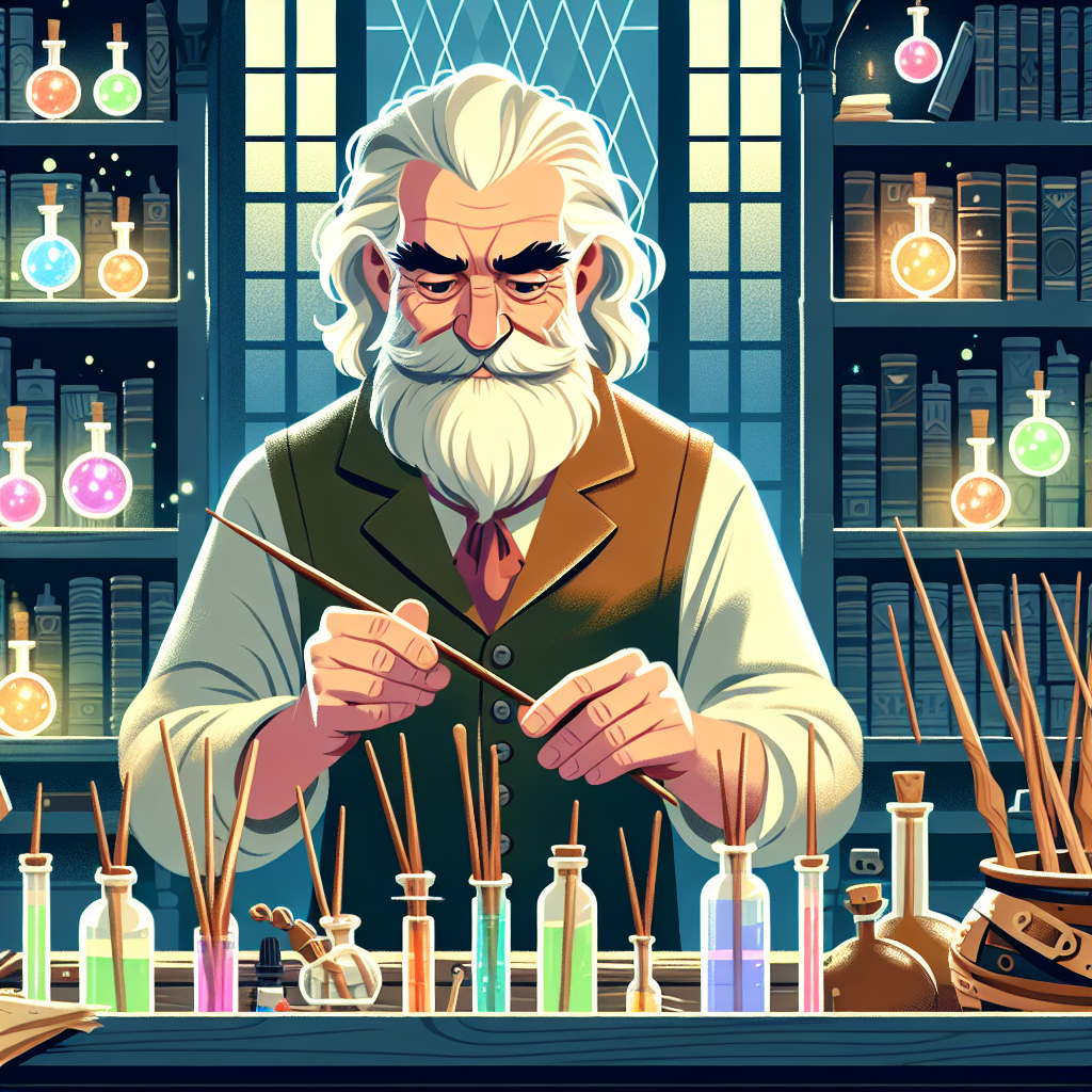 Wizard's Wand Workshop Paint By Numbers