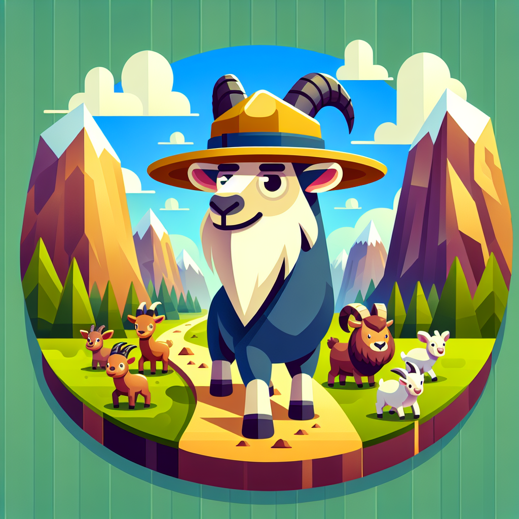 Mountain Ranger Goat Paint By Color