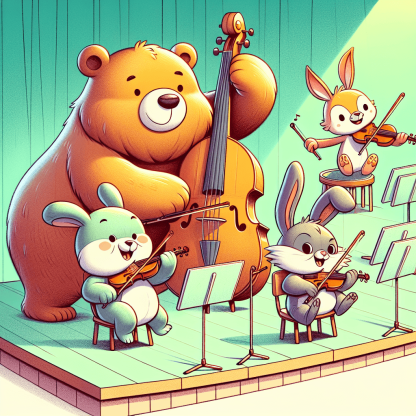 Merry Animal Orchestra DIY Paint By Numbers