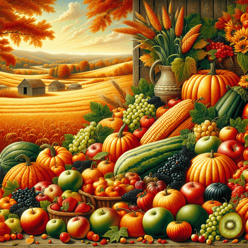 Beautiful Harvest Season DIY Paint By Numbers