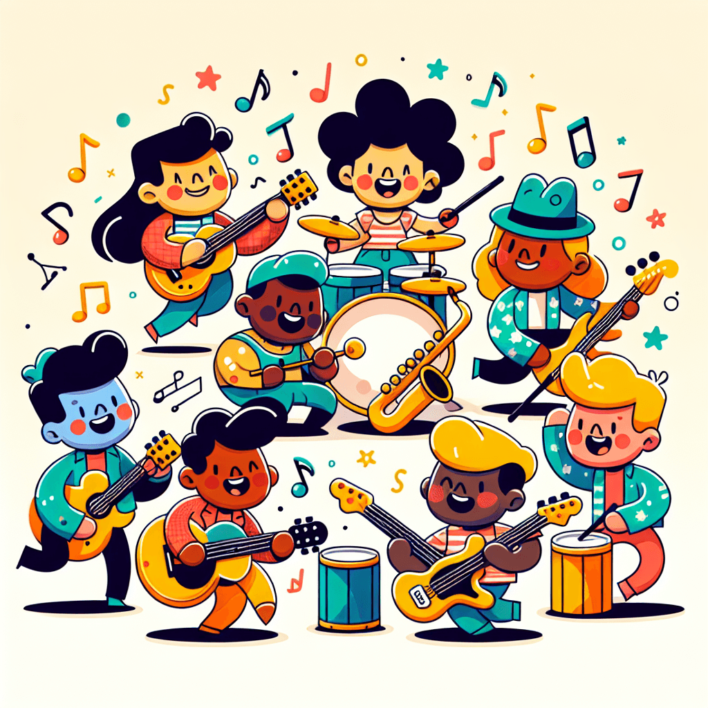 Fantastic Music Jam DIY Paint By Numbers