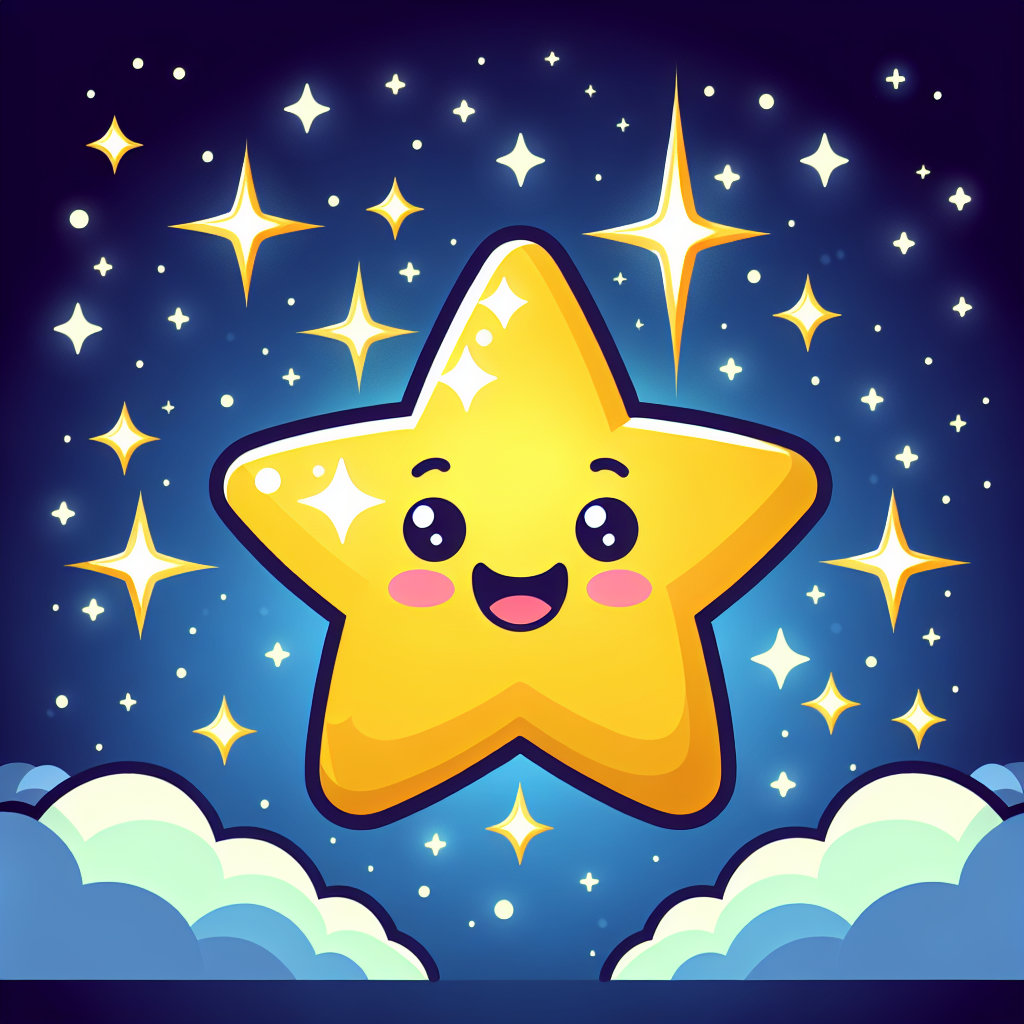 Sparkling Star Paint By Numbers