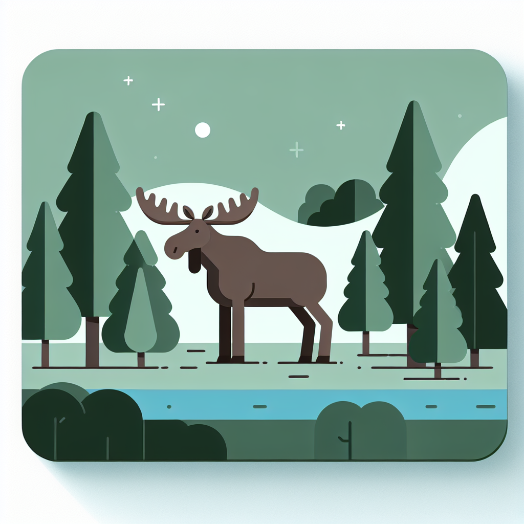 Friendly Moose Numbered Painting Kits