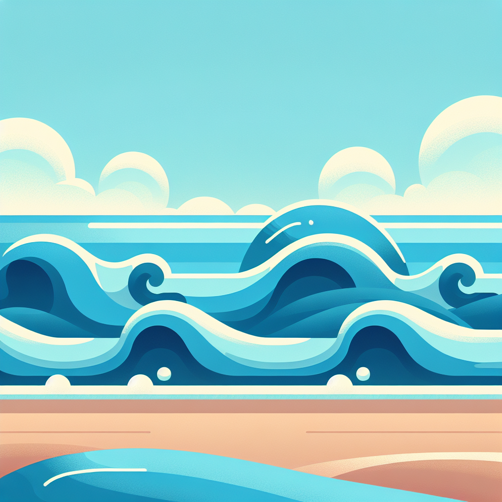 Rolling Waves Numbered Painting Kits