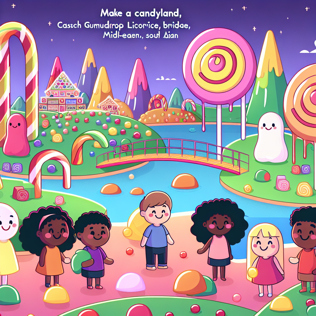 Magical Candyland Escape Paint By Color