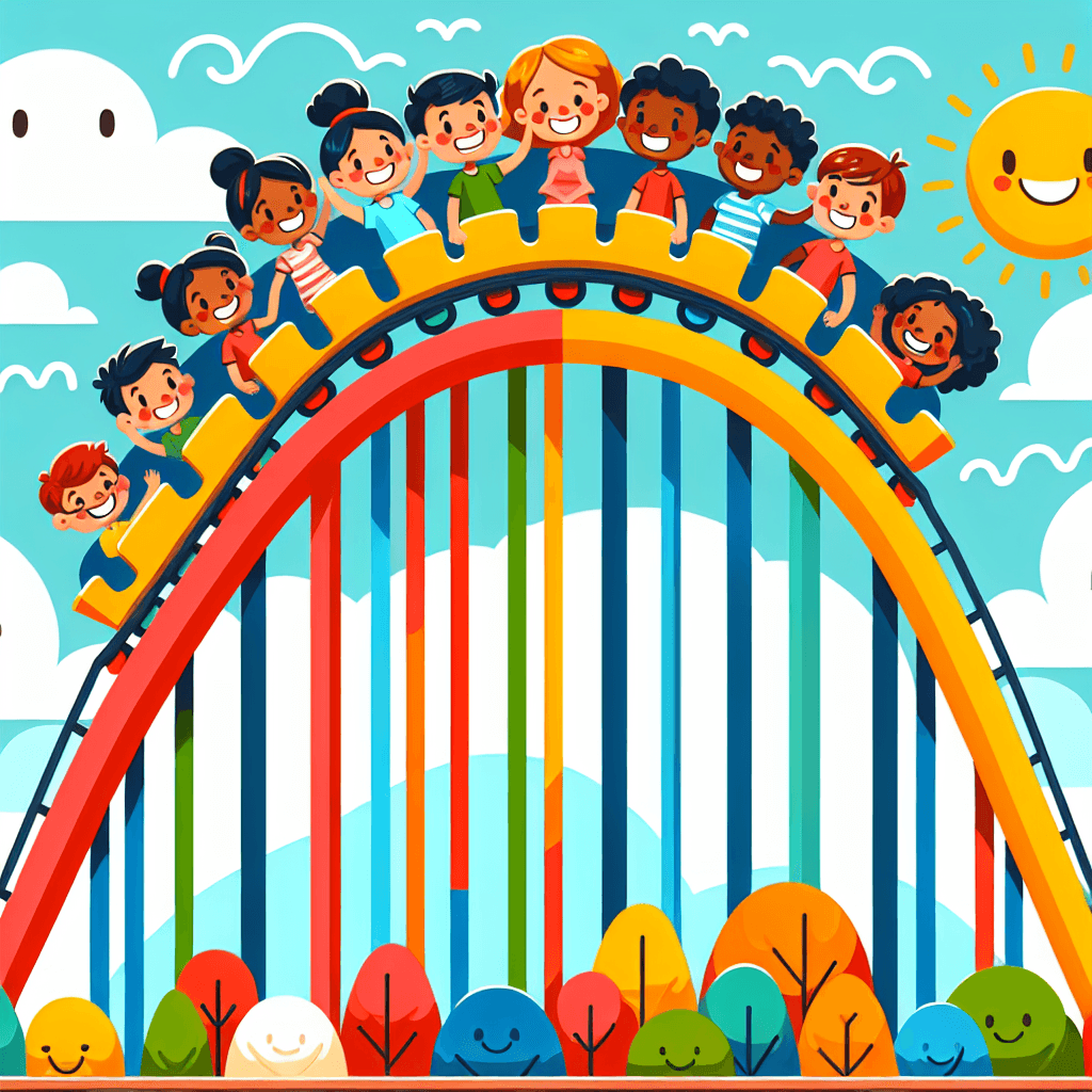 Fun Roller Coaster Adventure Paint By Numbers Kits