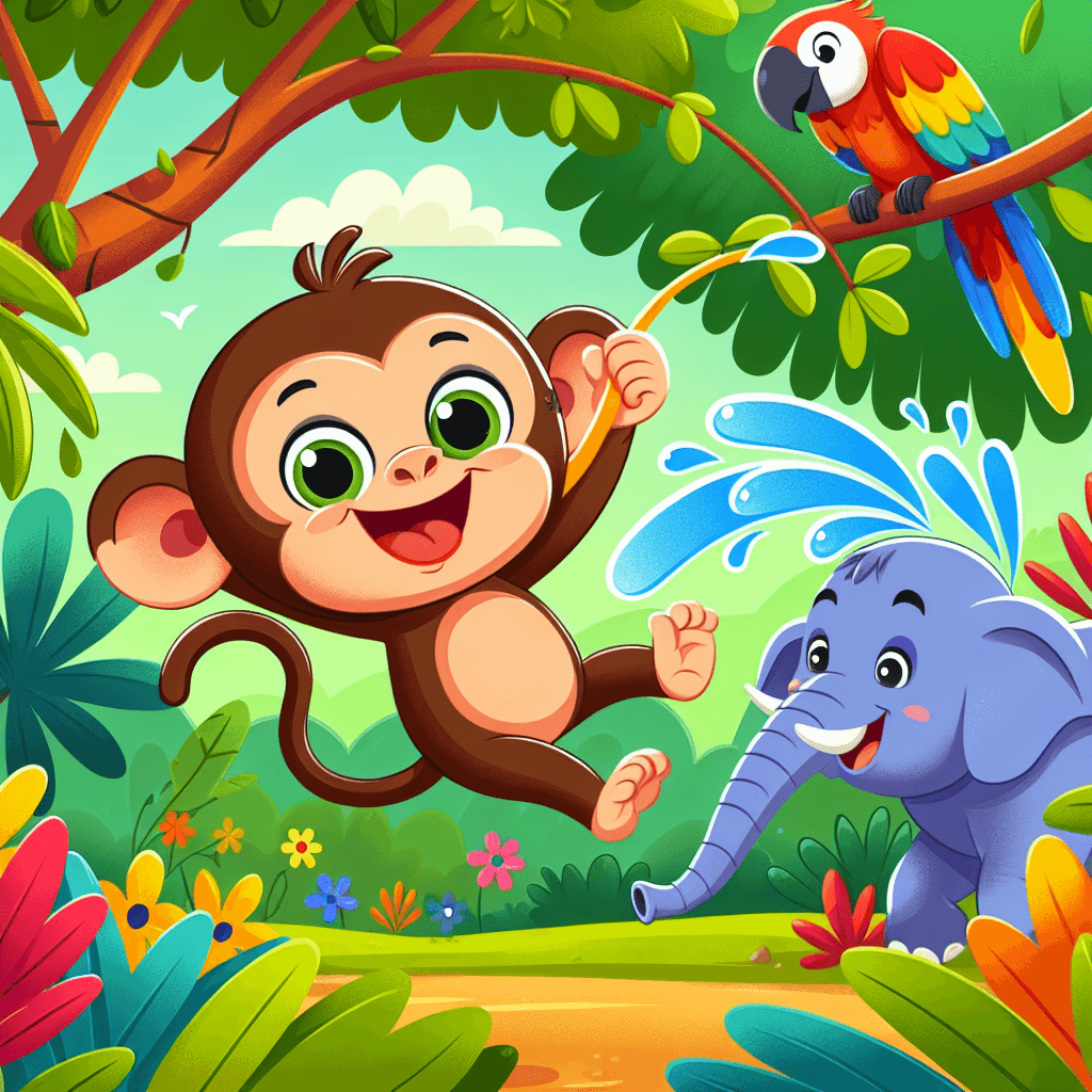 Cheerful Jungle Friends Paint By Numbers Kits