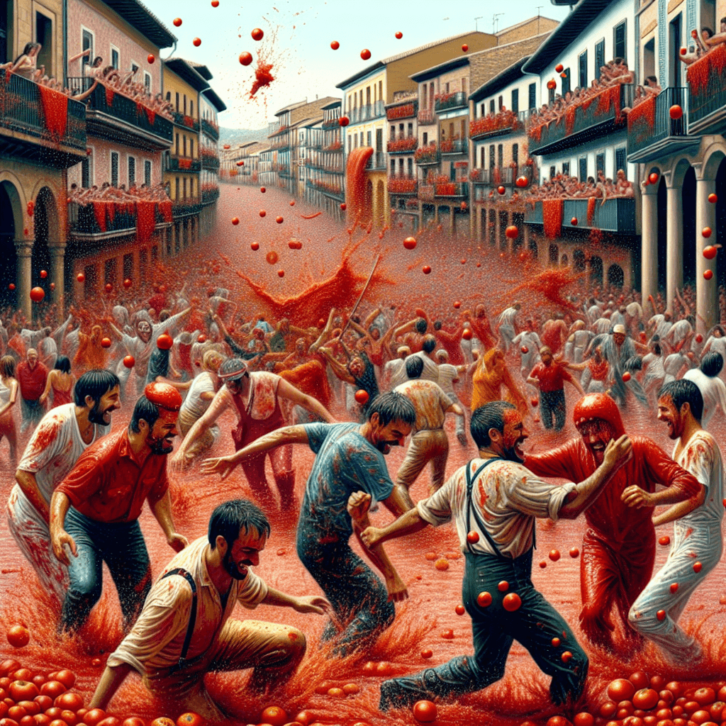 Tomatina Festival - Buñol Painting Number Kit
