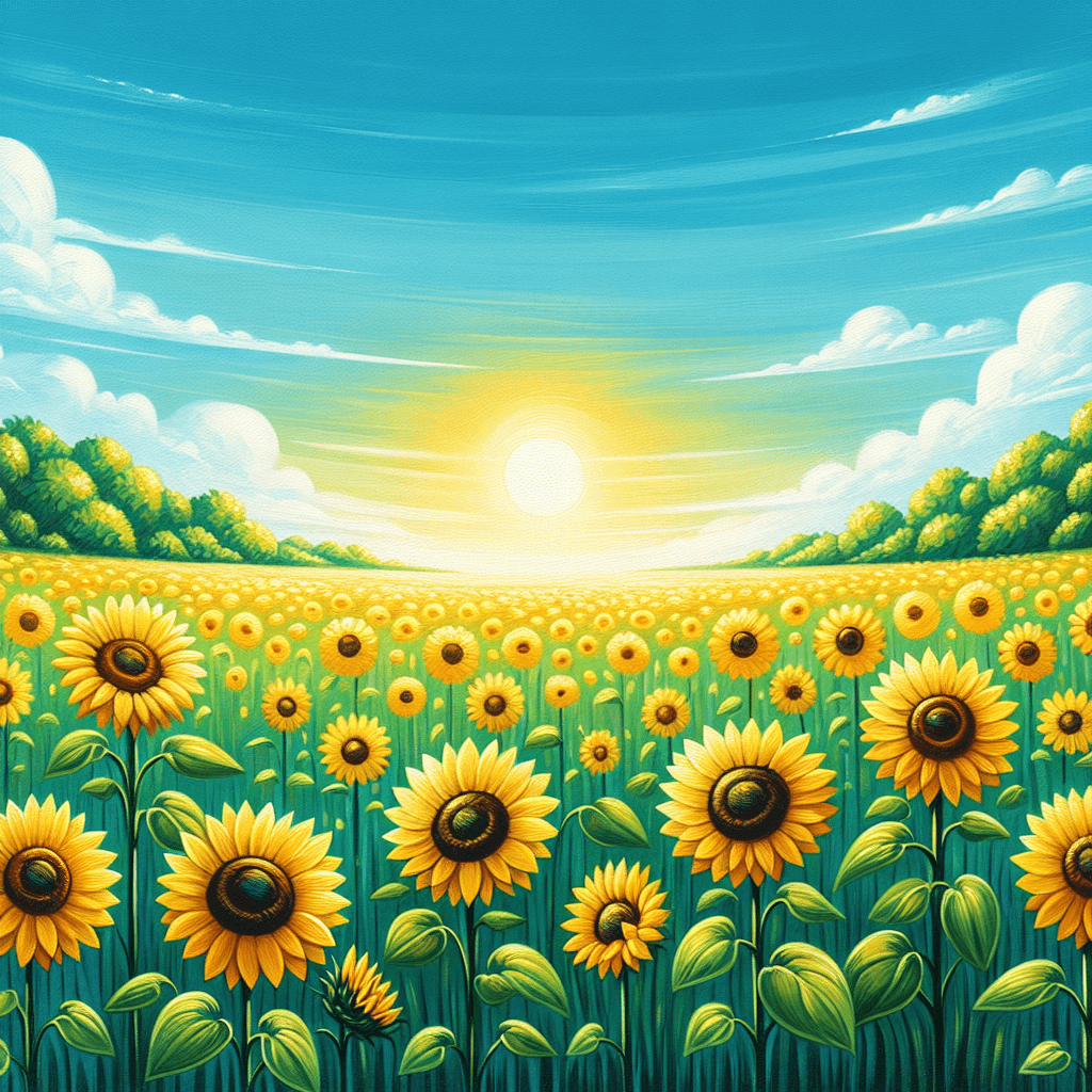 Sunflower Bliss Paint By Numbers