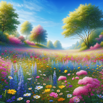 Serene Meadow Retreat Paint By Number